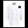 Eight Pearl Button Chef Coat - Tall Sizes Thumbnail