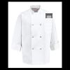 Eight Pearl Button Chef Coat - Tall Sizes Thumbnail