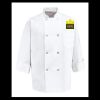 Eight Pearl Button Chef Coat - Tall Sizes Thumbnail
