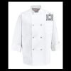 Eight Pearl Button Chef Coat - Tall Sizes Thumbnail