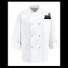 Eight Pearl Button Chef Coat - Tall Sizes Thumbnail